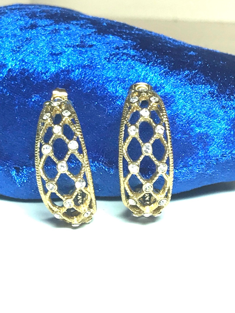 Butler Gold Washed Crystal Earrings